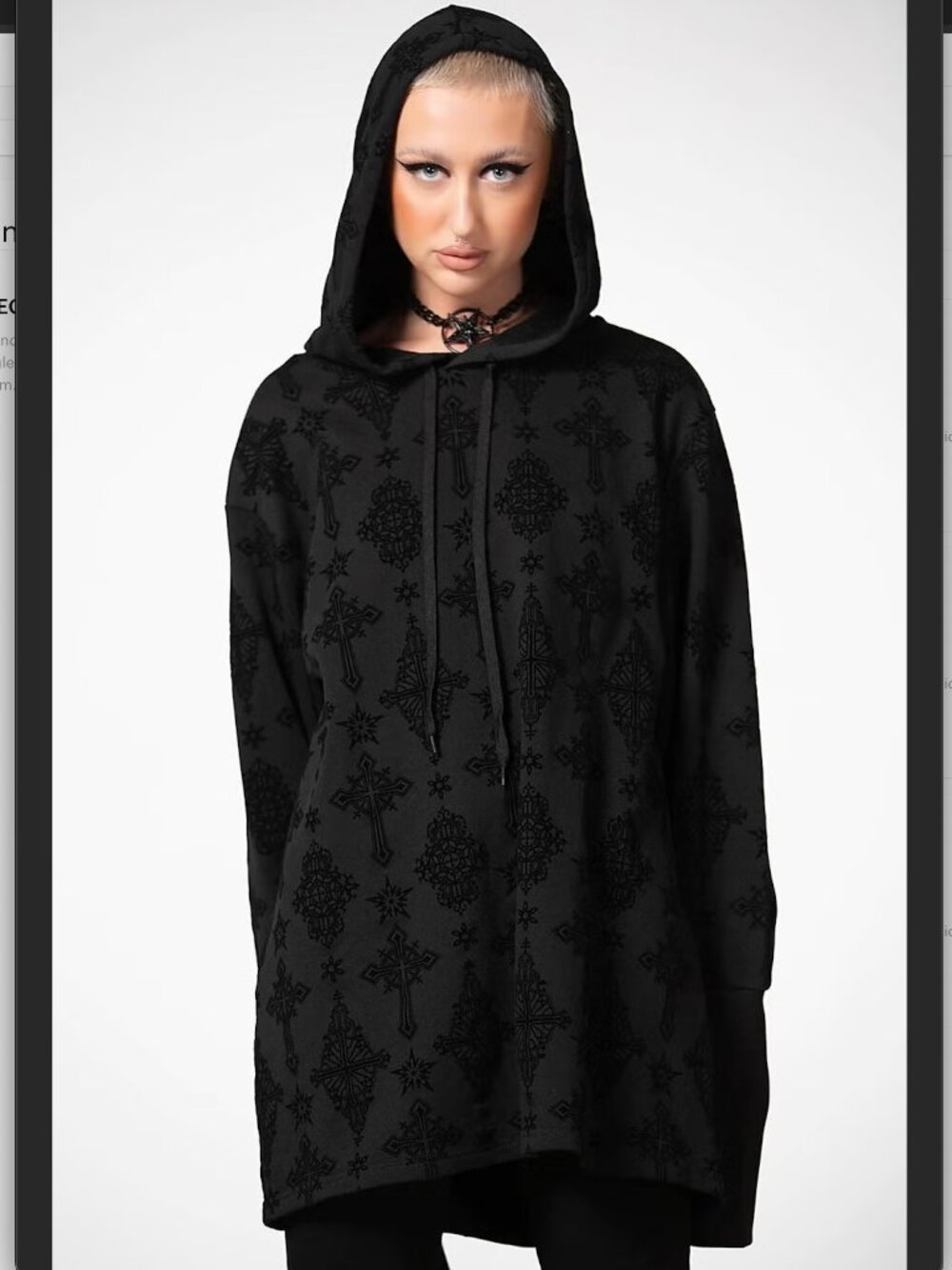 Killstar Atomas Pull-Over Hoodie sweatshirt